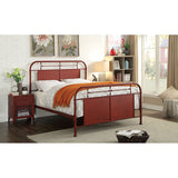Haldus Distressed Red Twin Bed - Ornate Home