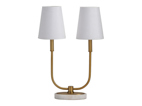 Hale Double Light Gold Table Lamp - Ornate Home