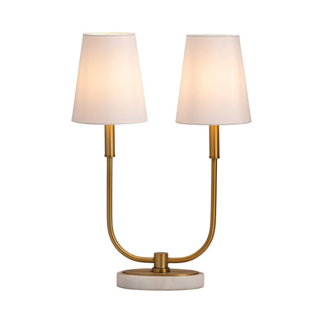 Hale Double Light Gold Table Lamp - Ornate Home