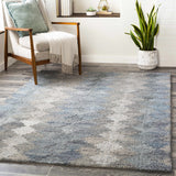 Hale Gray&Slate Diamonds Wool&Viscose Rug - Clearance - Ornate Home