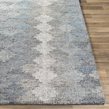 Hale Gray&Slate Diamonds Wool&Viscose Rug - Clearance - Ornate Home