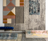 Hale Gray&Slate Diamonds Wool&Viscose Rug - Clearance - Ornate Home