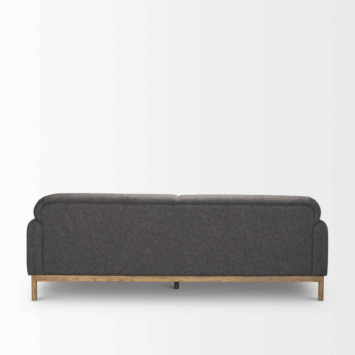 Hale Medium Brown/Gray Sofa Wood Fabric - Ornate Home
