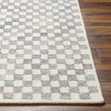 Halen Gray Checkered Area Rug - Ornate Home