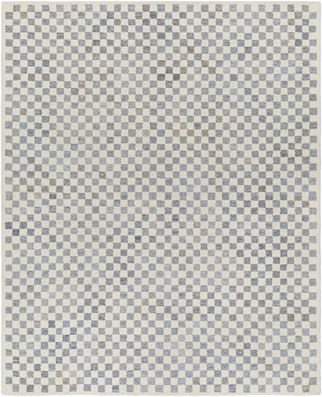 Halen Gray Checkered Area Rug - Ornate Home