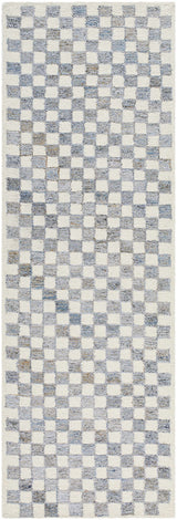 Halen Gray Checkered Area Rug - Ornate Home