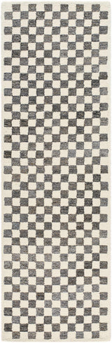 Halen Taupe Checkered Area Rug - Ornate Home