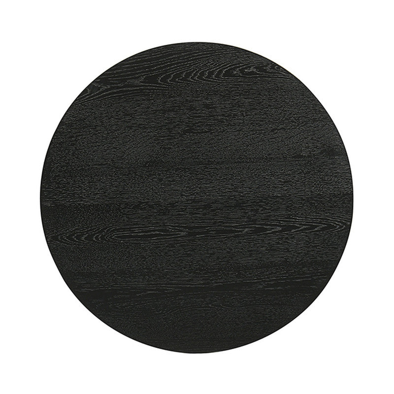 Halewood Black 36" Round Cocktail Table - Ornate Home