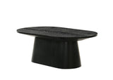 Halewood Black Oval Cocktail Table - Ornate Home