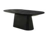 Halewood Black Oval Cocktail Table - Ornate Home