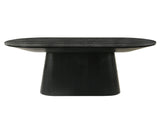 Halewood Black Oval Cocktail Table - Ornate Home