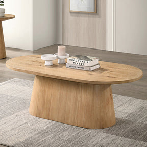 Halewood Oak Oval Cocktail Table - Ornate Home