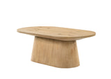 Halewood Oak Oval Cocktail Table - Ornate Home