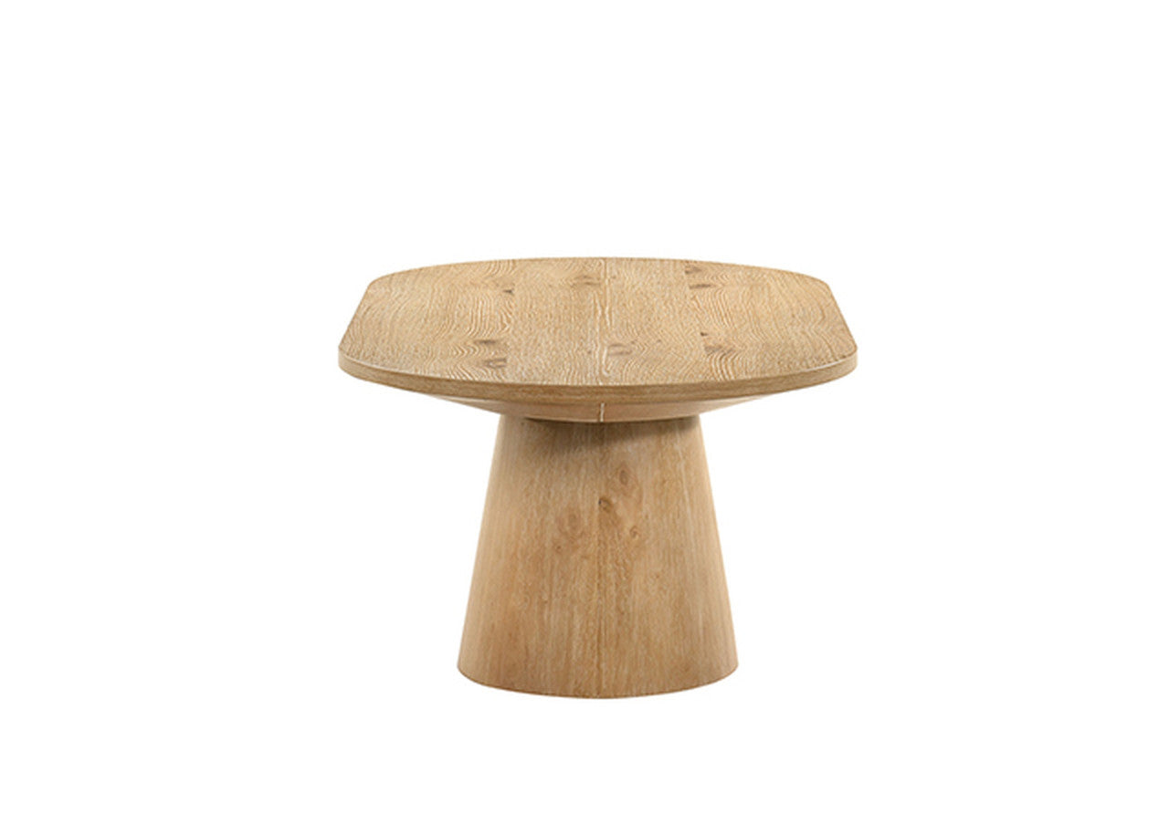 Halewood Oak Oval Cocktail Table - Ornate Home