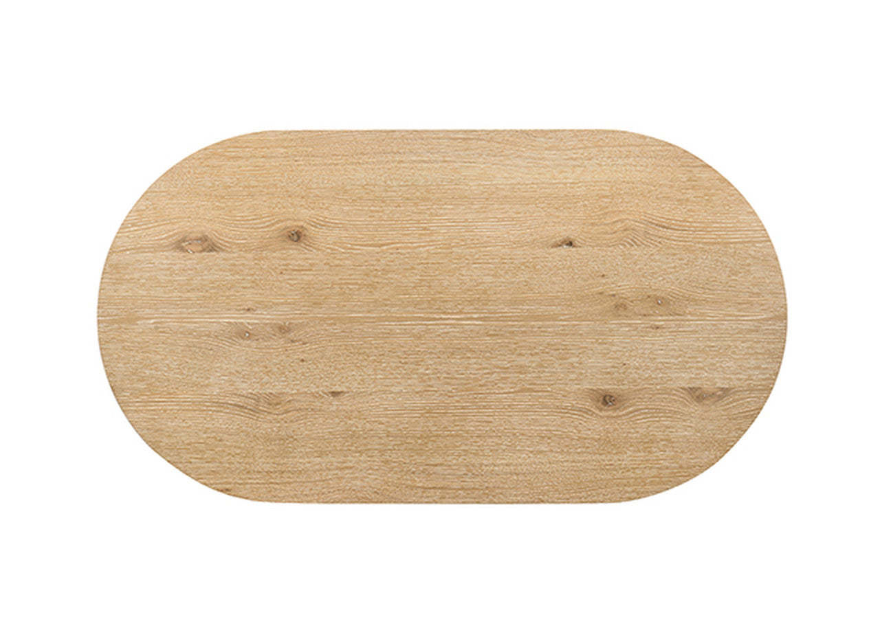 Halewood Oak Oval Cocktail Table - Ornate Home