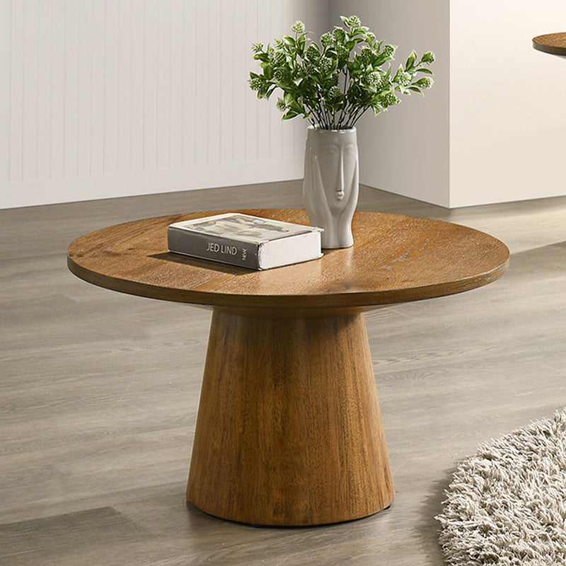 Halewood Walnut 29" Round Cocktail Table - Ornate Home