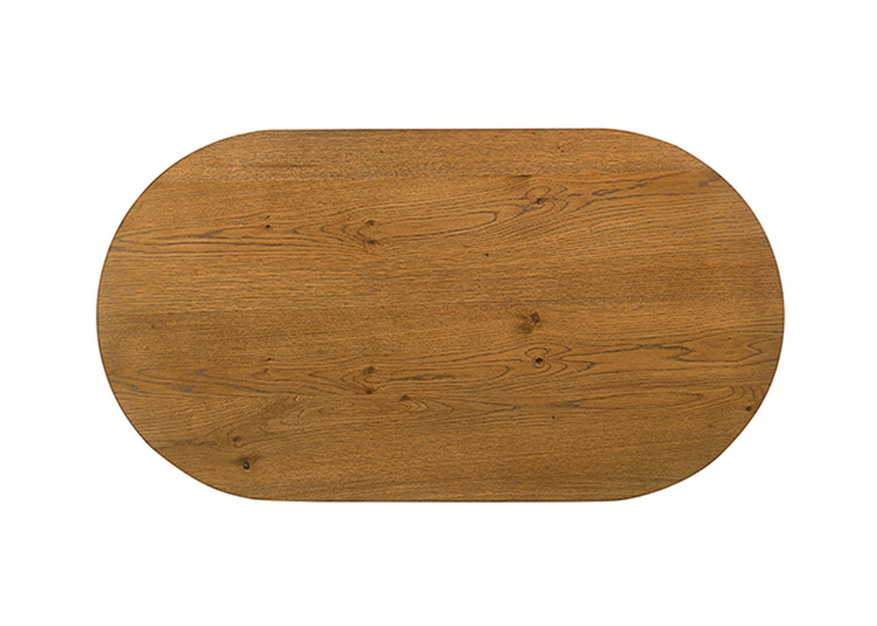 Halewood Walnut Oval Coffee Table - Ornate Home
