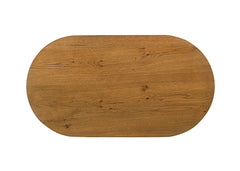 Halewood Walnut Oval Coffee Table - Ornate Home