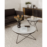Haley Black Coffee Table - Ornate Home