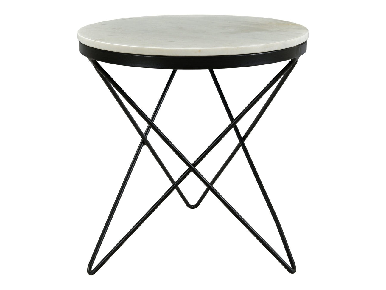 Haley Black Side Table - Ornate Home