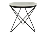Haley Black Side Table - Ornate Home
