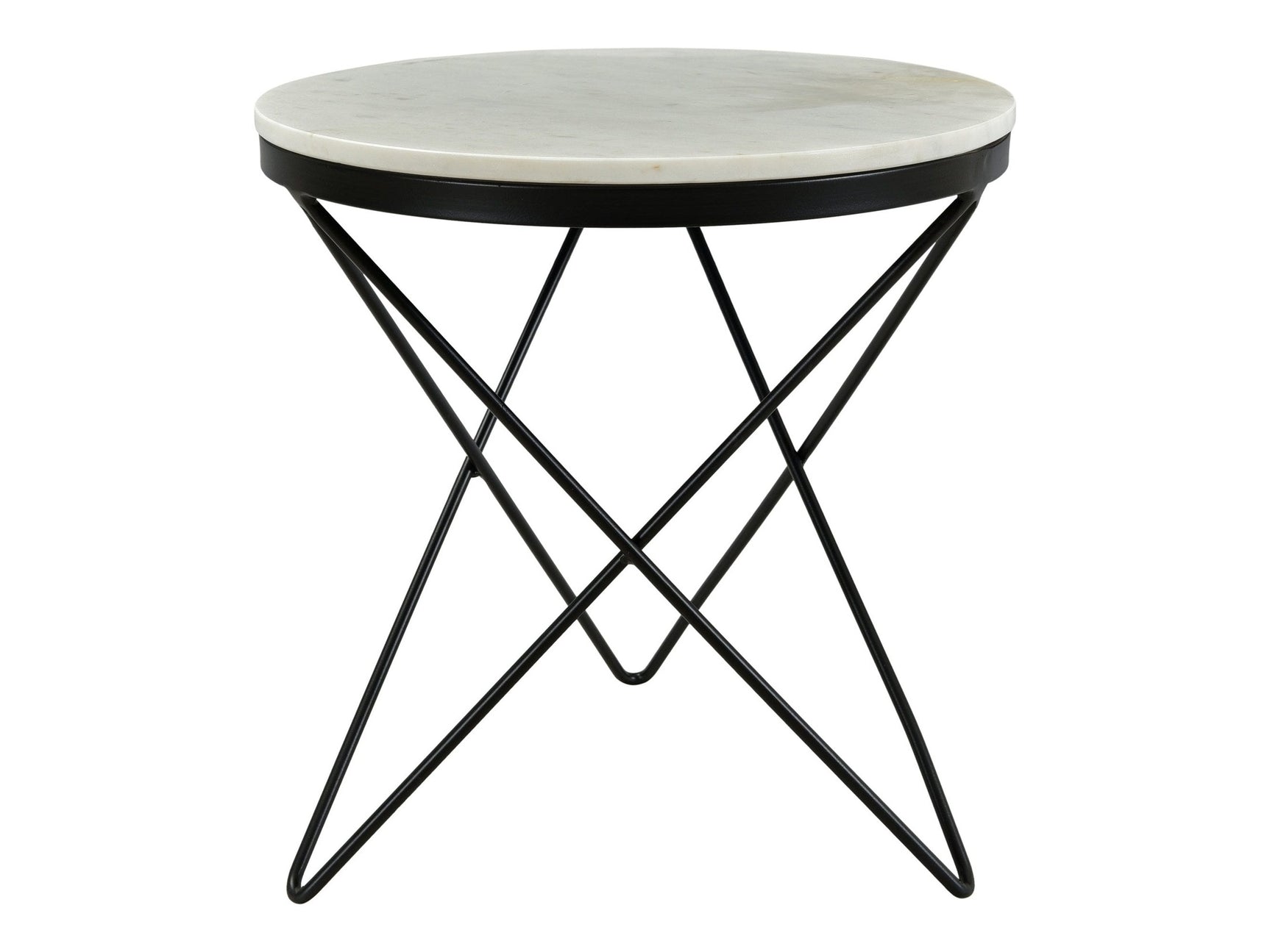 Haley Black Side Table - Ornate Home