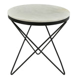Haley Black Side Table - Ornate Home