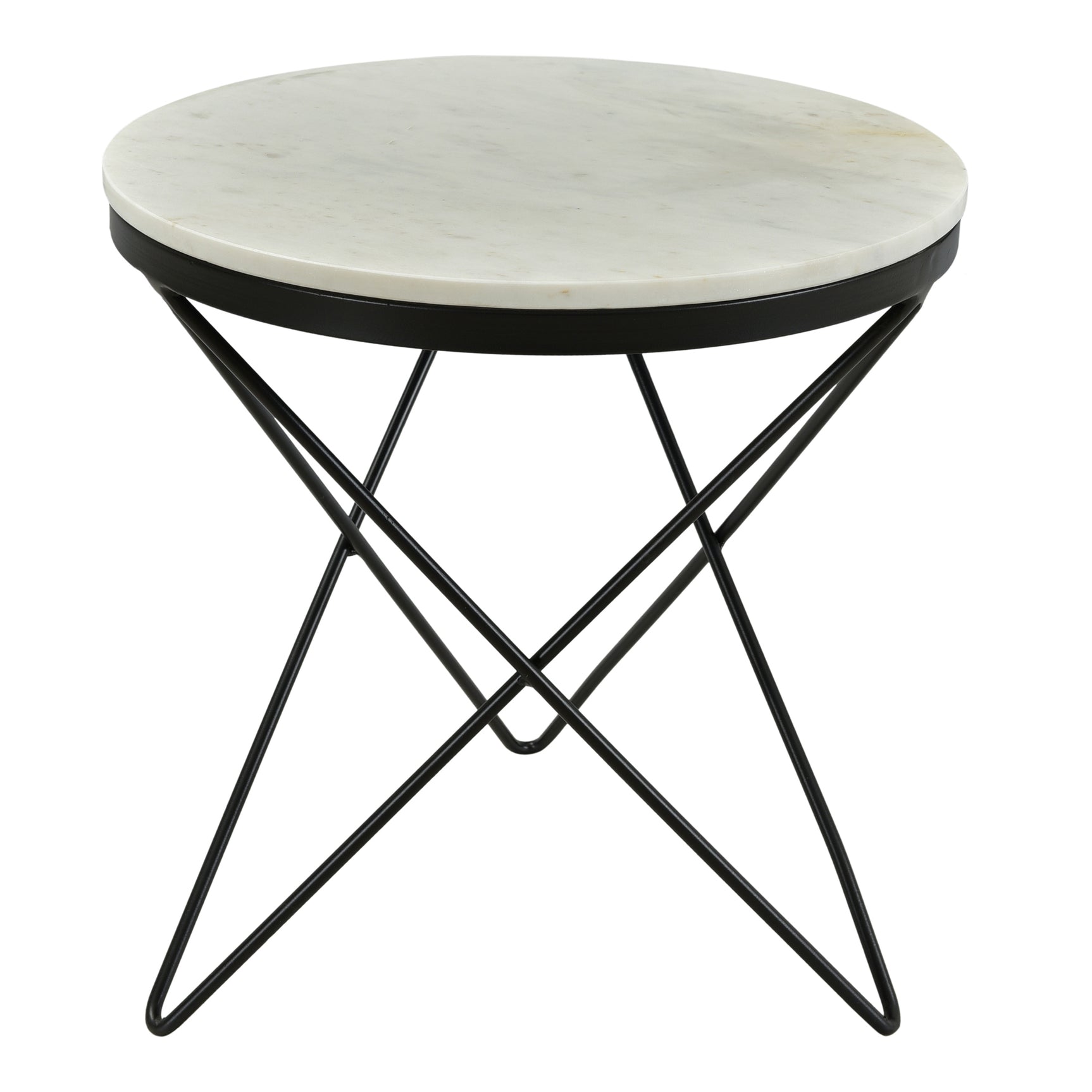 Haley Black Side Table - Ornate Home