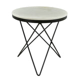 Haley Black Side Table - Ornate Home