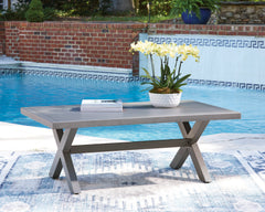Half Moon Beach Gray Rectangular Cocktail Table - Ornate Home
