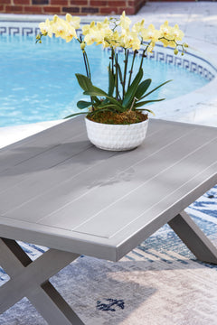 Half Moon Beach Gray Rectangular Cocktail Table - Ornate Home
