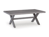 Half Moon Beach Gray Rectangular Cocktail Table - Ornate Home