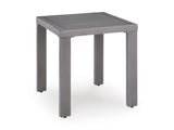 Half Moon Beach Gray Square End Table - Ornate Home