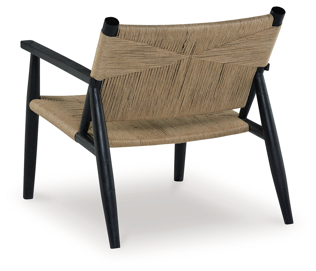 Halfmore Black/Natural Accent Chair (Online Special Price) - Ornate Home