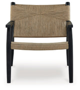 Halfmore Black/Natural Accent Chair (Online Special Price) - Ornate Home