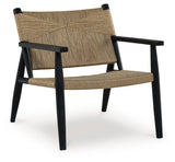 Halfmore Black/Natural Accent Chair (Online Special Price) - Ornate Home