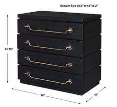 Halifax Mahogany Accent Chest - Ornate Home
