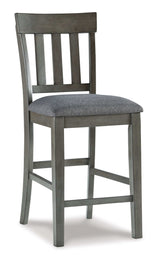 Hallanden Gray Counter Height Dining Room Set / 5pc - Ornate Home