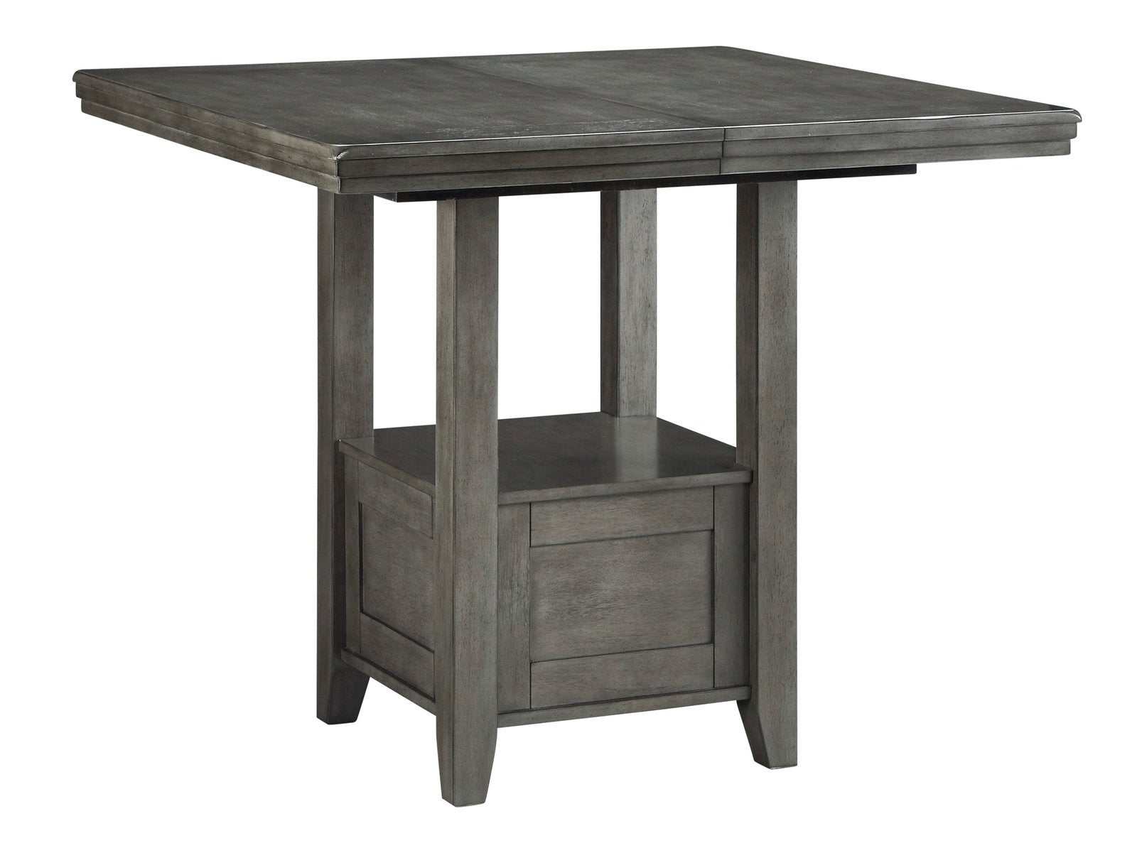 Hallanden Gray Counter Height Dining Table w/ Extension (Online Special Price) - Ornate Home