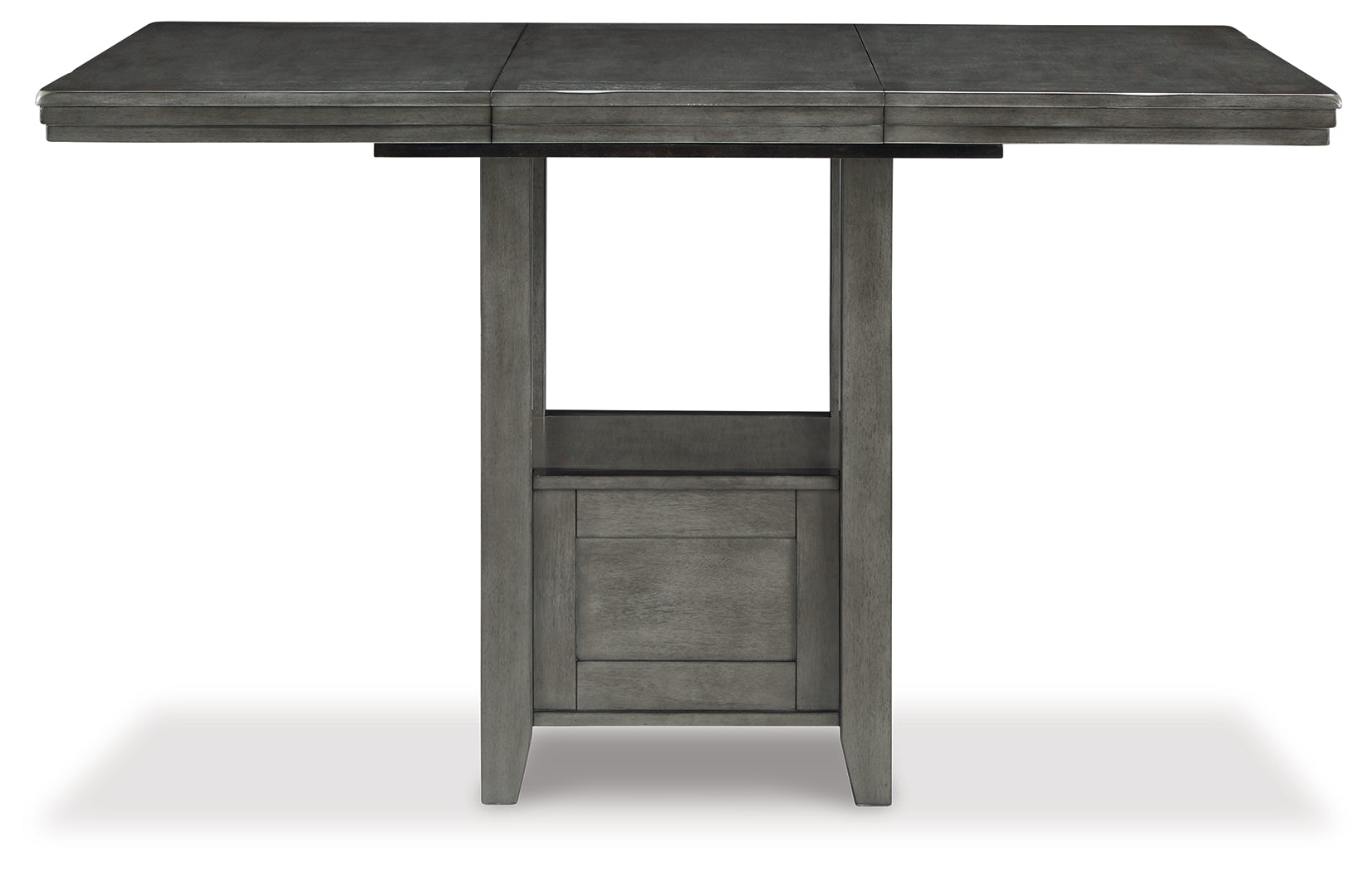 Hallanden Gray Counter Height Dining Table w/ Extension (Online Special Price) - Ornate Home