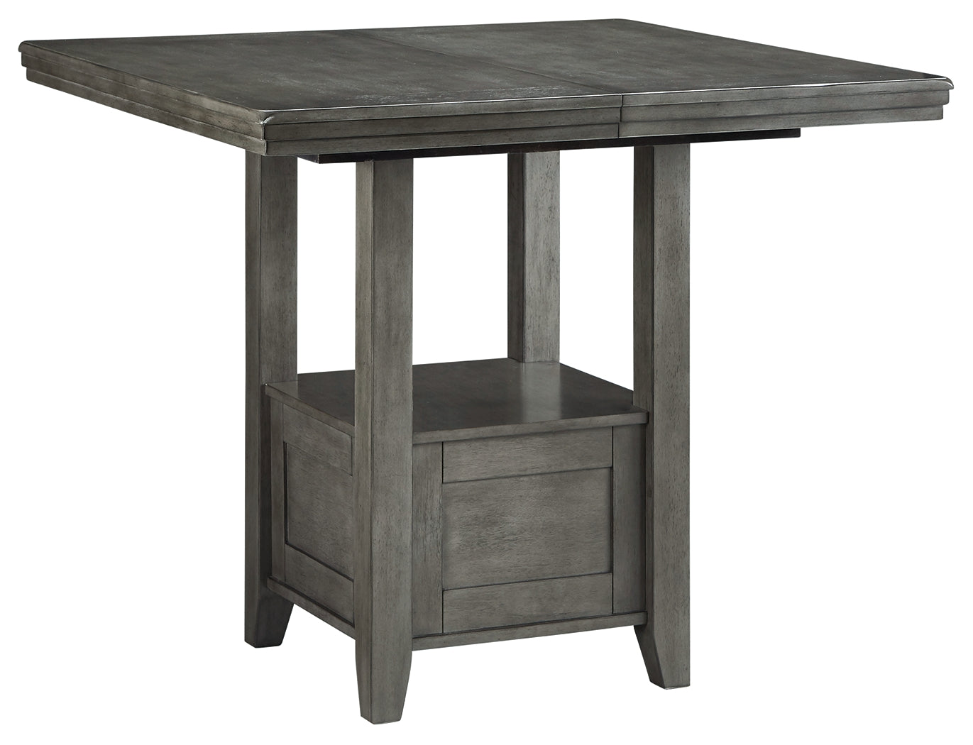Hallanden Gray Counter Height Dining Table w/ Extension (Online Special Price) - Ornate Home