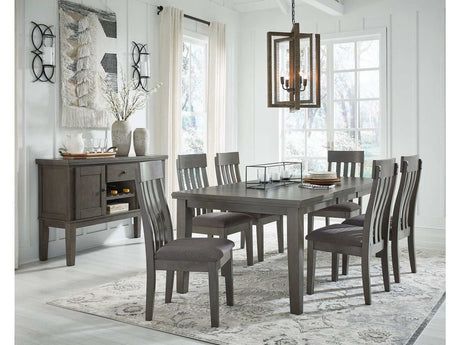 Hallanden Gray Dining Room Set / 7pc - Ornate Home