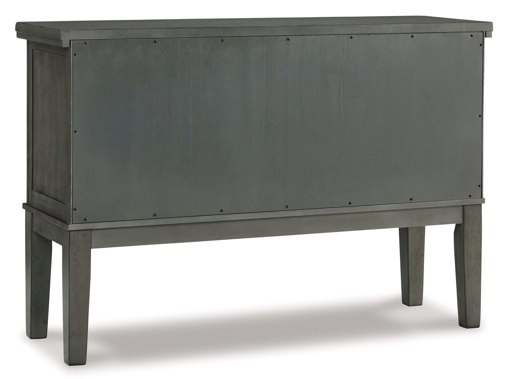 Hallanden Gray Dining Room Set w/ Storage Sideboard / 8pc (Online Special Price) - Ornate Home