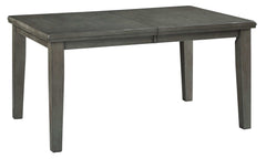 Hallanden Gray Dining Room Set w/ Storage Sideboard / 8pc - Ornate Home