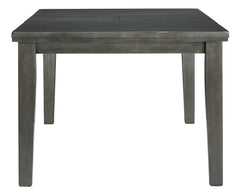 Hallanden Gray Dining Room Set w/ Storage Sideboard / 8pc - Ornate Home