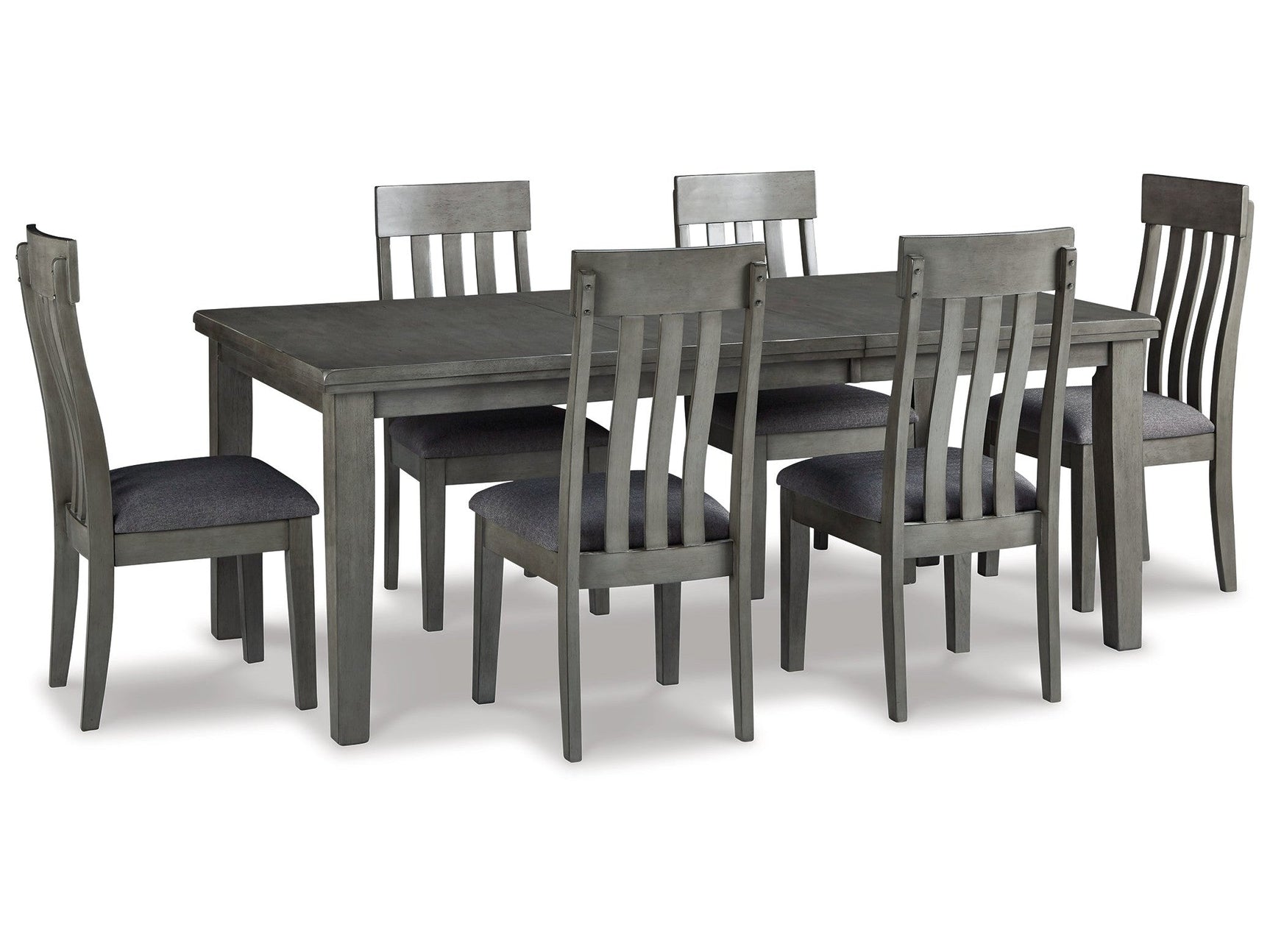 Hallanden Gray Dining Table w/6 Chairs (Online Special Price) - Ornate Home
