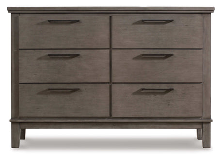 Hallanden Gray Dresser & Mirror - Ornate Home