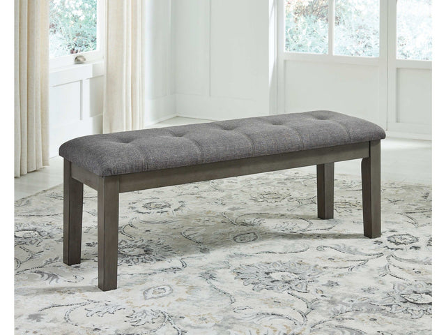 Hallanden Two-tone Gray 50" Dining Room Bench (Online Special Price) - Ornate Home
