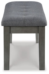Hallanden Two-tone Gray 50" Dining Room Bench (Online Special Price) - Ornate Home