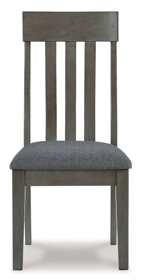 Hallanden Two-tone Gray Dining Chair (Set of 2) - Ornate Home